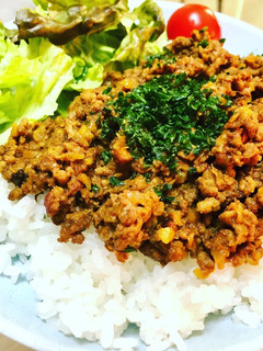 <スパイス> シンプルキーマカレー-レシピのメイン写真