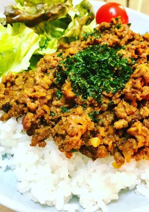 <スパイス> シンプルキーマカレー-レシピのメイン写真