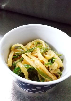 ☆大根とピーマンのマヨ醤油炒め☆-レシピのメイン写真