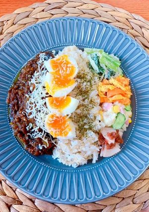 キーマカレープレート☆彡-レシピのメイン写真