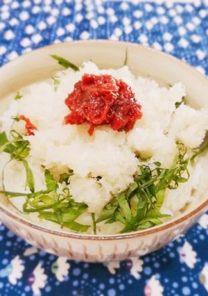 とにかくあっさり食べたい梅おろしご飯♬-レシピのメイン写真