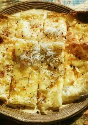 油揚げ♪トースターでチーズ&しらす乗せ♪-レシピのメイン写真