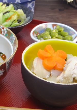 新玉ねぎで肉じゃが 鶏と昆布だし-レシピのメイン写真