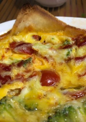 食パンで、簡単キッシュ☆-レシピのメイン写真