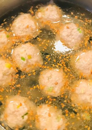 ふわふわ肉団子スープ・中華スープ-レシピのメイン写真