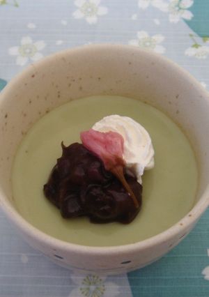 とろとろ抹茶豆乳プリン-レシピのメイン写真