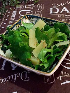 和えるだけ!レタスとたくあんの胡麻和え-レシピのメイン写真