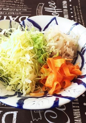 野菜３種盛り　低カロリー　食物繊維-レシピのメイン写真
