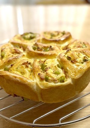 枝豆チーズベーコンのちぎりパン-レシピのメイン写真