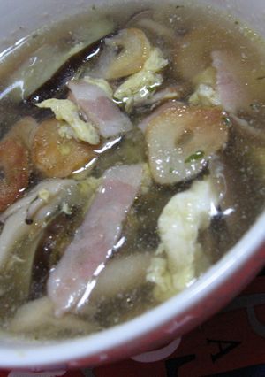 なすとカリカリにんにくスープ-レシピのメイン写真