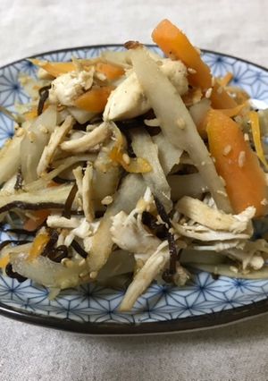 塩昆布きんぴら-レシピのメイン写真