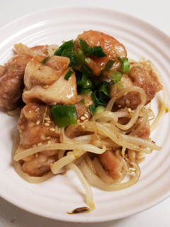 鶏肉ともやしの甘辛ごま炒め-レシピのメイン写真