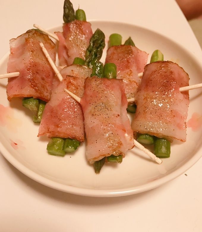 簡単おいしい☆アスパラベーコン by れい初心者 【クックパッド】 簡単