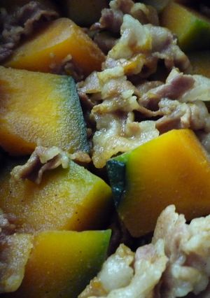 和風カレー風味のかぼちゃ煮-レシピのメイン写真