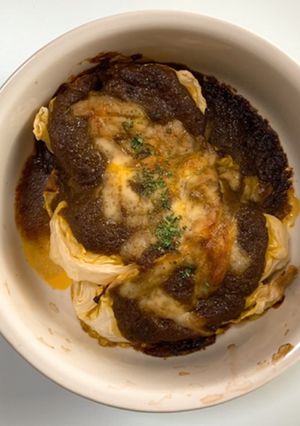 キャベツとカレーのオーブン焼き-レシピのメイン写真