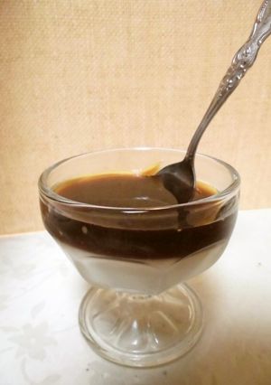 コーヒーと牛乳の二層寒天ゼリー-レシピのメイン写真