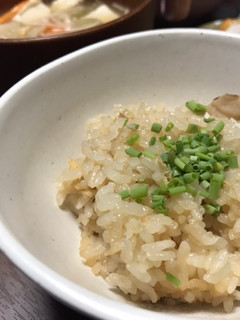 手羽元の煮汁のポン酢を炊き込みご飯に◎-レシピのメイン写真