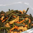 ごま油香るわらびの生姜醤油炒め