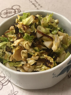 春キャベツの塩昆布和え-レシピのメイン写真