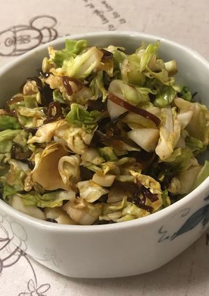 春キャベツの塩昆布和え-レシピのメイン写真