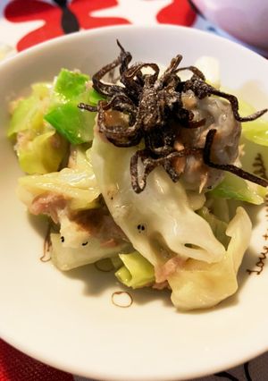 やみつき！無限キャベツの塩昆布のせ-レシピのメイン写真