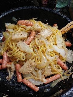 カレー焼そば(簡単)-レシピのメイン写真