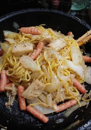 カレー焼そば(簡単)-レシピのメイン写真