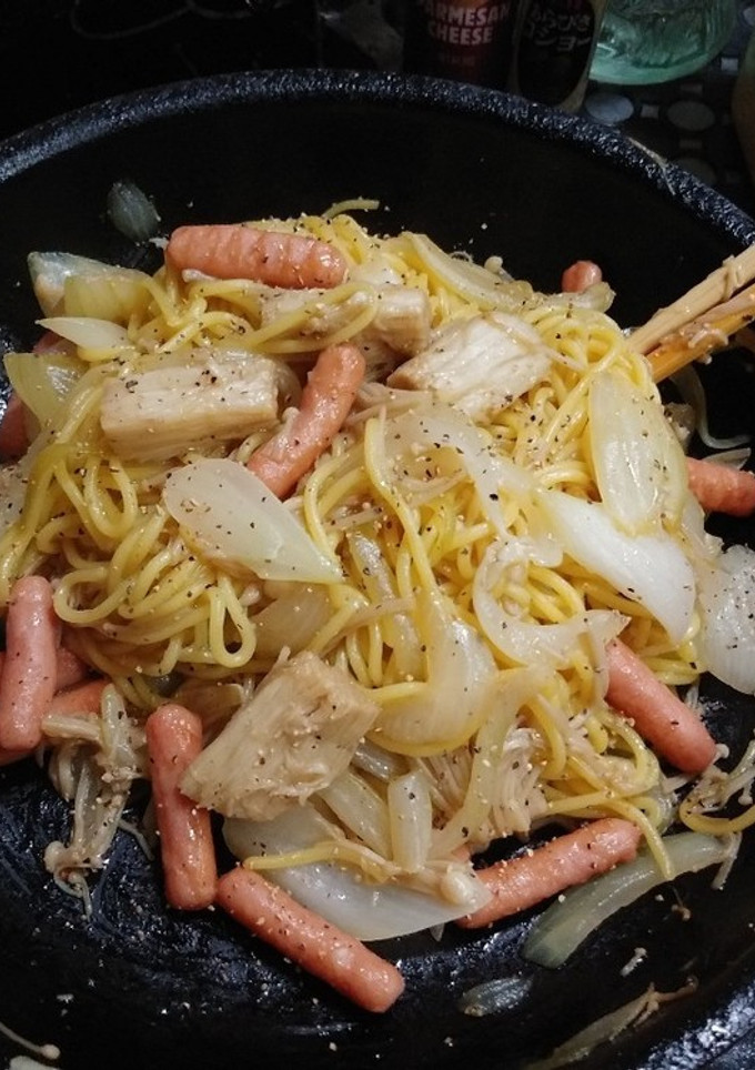 カレー焼そば(簡単)-レシピのメイン写真