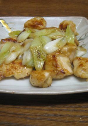 鶏胸肉＆ねぎのシンプル炒め-レシピのメイン写真