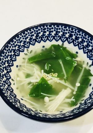 オカワカメとえのきのスープ-レシピのメイン写真