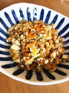 野菜嫌いの子供も食べる!炒り豆腐-レシピのメイン写真