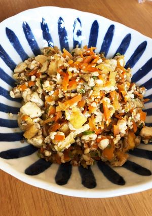 野菜嫌いの子供も食べる！炒り豆腐-レシピのメイン写真