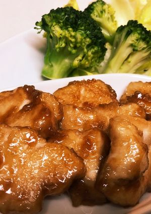 やわらか鶏胸肉お酢照り焼き-レシピのメイン写真