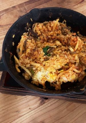 スキレット大活躍！簡単韓国石焼ピビンバ-レシピのメイン写真