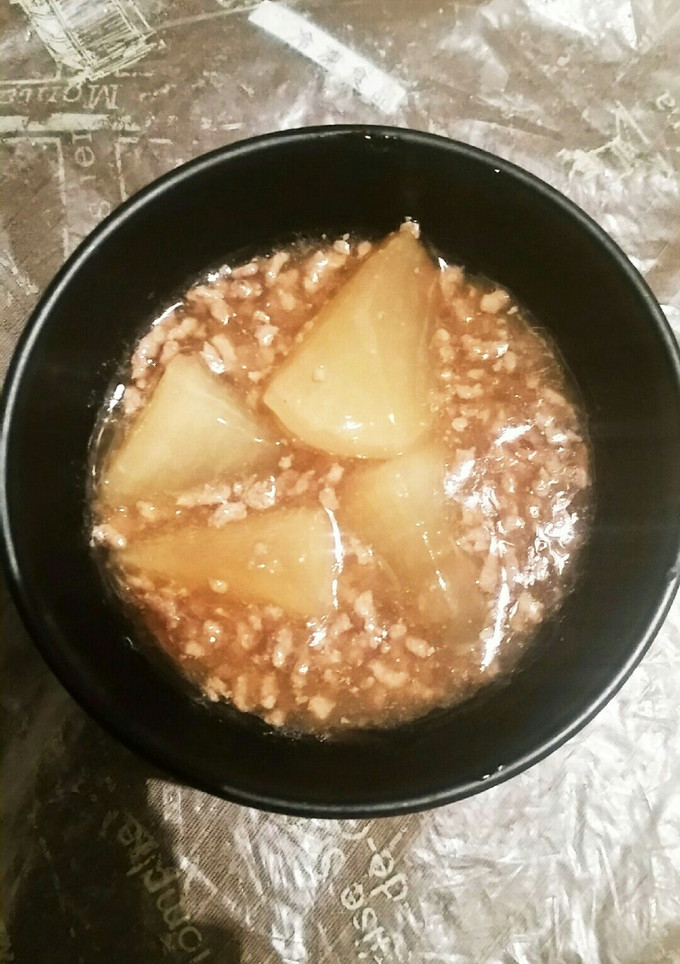 大根と豚ひき肉の大人の煮物-レシピのメイン写真