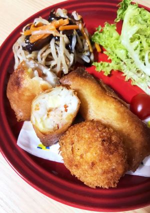 エビとチーズの簡単春巻き-レシピのメイン写真