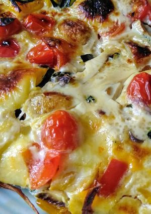 野菜たっぷりフリッタータ-レシピのメイン写真