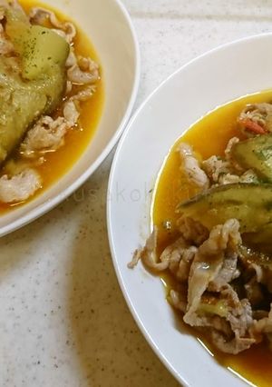 豚こまナストマトのコンソメ煮-レシピのメイン写真