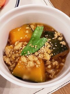 ♡ホクホク!かぼちゃのそぼろあんかけ♡-レシピのメイン写真