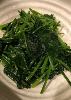 これ以上ないほどシンプルな法蓮草炒め-レシピのメイン写真