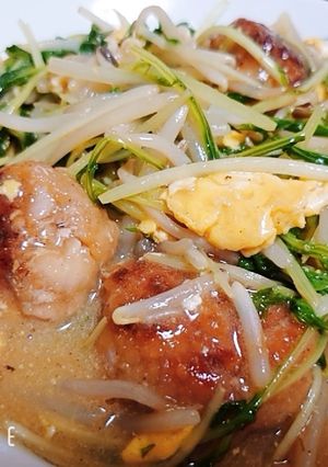 豚こま団子と野菜のトロトロ炒め-レシピのメイン写真