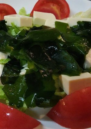 豆腐とワカメのサラダ-レシピのメイン写真