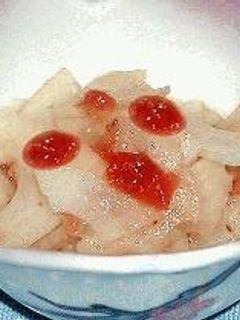 レンコンの梅酢あえ-レシピのメイン写真