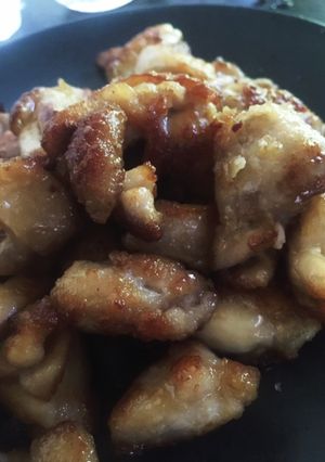 簡単！フライパンで炒めて鳥唐揚げ！-レシピのメイン写真