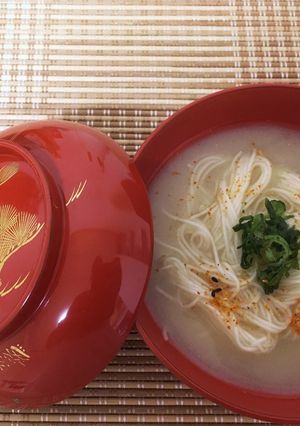 ヘルシー!おふくろの味!煮麺のお味噌汁✨-レシピのメイン写真