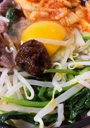 スキレットで石焼風ビビンバ-レシピのメイン写真