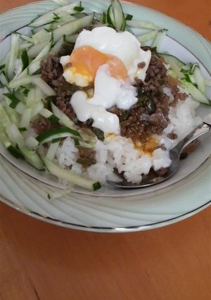 アジアン風？なそぼろ丼☆-レシピのメイン写真