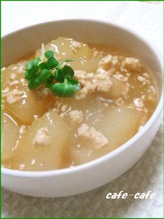 冬瓜の鶏そぼろ煮-レシピのメイン写真
