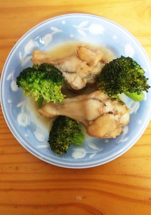 改良！肝機能＆膵炎に優しい手羽元煮込み♪-レシピのメイン写真