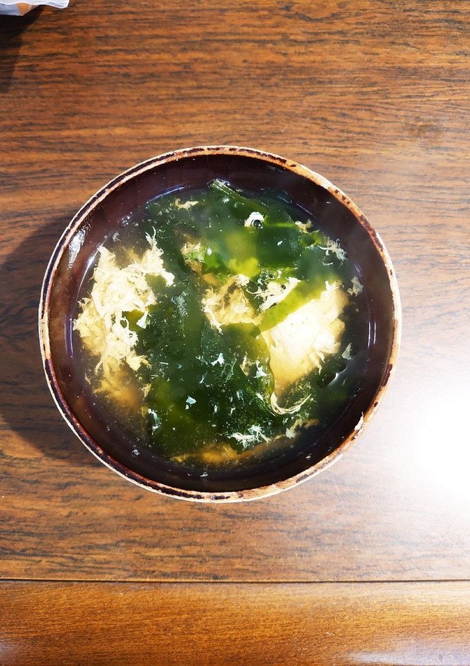 ワカメとレタスのかき玉スープ-レシピのメイン写真